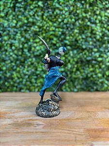 ORIXÁ M OGUM 15 CM EM RESINA