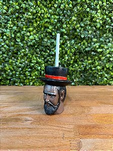 SUPORTE CIGARRO EXÚ CHAPÉU PRETO