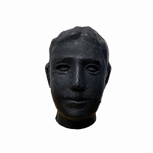 CABEÇA DE CERA MASCULINA PRETA
