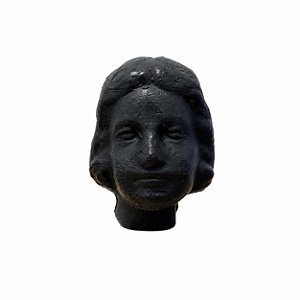 CABEÇA DE CERA FEMININA PRETA