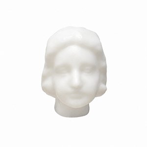 CABEÇA DE CERA FEMININA BRANCA