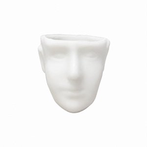 CABEÇA DE CERA MASCULINA ABRETA BRANCA