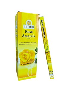 INCENSO VARETA - ROSA AMARELA BOX C/ 25UN