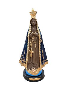 IMAGEM DE GESSO NOSSA SENHORA APARECIDA 20 CM