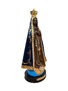 IMAGEM DE GESSO NOSSA SENHORA APARECIDA 20 CM