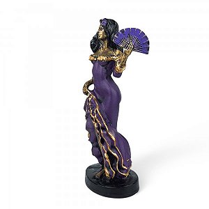 IMAGEM RESINA POMBA GIRA - MARIA MULAMBO 26 CM