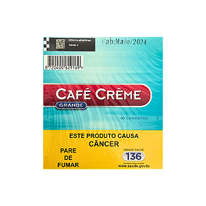 CHARUTO CAFÉ CREME GRANDE MAÇO AZ