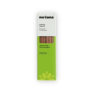 INCENSO NIRVANA CAPIM LIMÃO COM GENGIBRE
