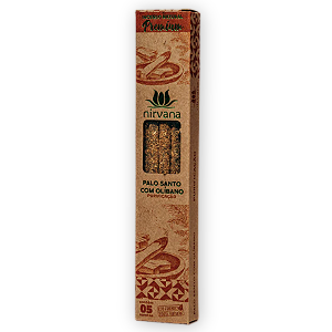 INCENSO NIRVANA PALO SANTO COM OLÍBANO PREMIUM
