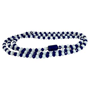 GUIA ESPECIAL BRANCA E AZUL ESCURO