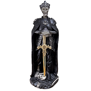 EXU GUARDIÃO COM ESPADA CAPA PRETA