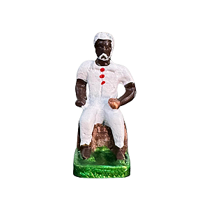 IMAGEM EM CHUMBO - PRETO VELHO 5CM COR