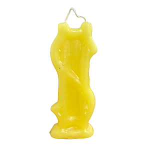 VELA MAGIA SIFRAO AMARELA