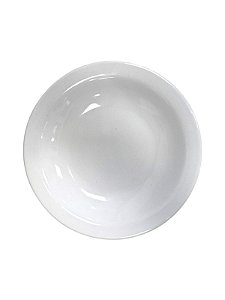 PRATO DE LUOÇA BRANCO FUNDO 23CM