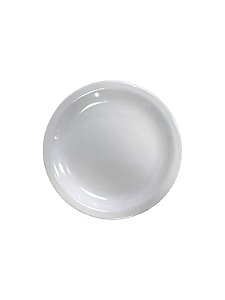 PRATO DE SOBREMESA BRANCO 19 CM