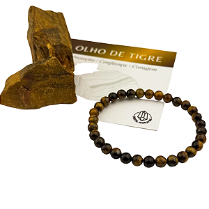 PULSEIRA 6MM - OLHO DE TIGRE