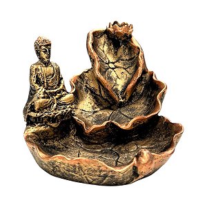 CASCATA FOLHA BUDA MEDITANDO