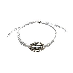 TORNOZELEIRA BRANCA BUZIO METAL