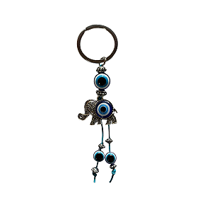 CHAVEIRO ELEFANTE E OLHO GREGO