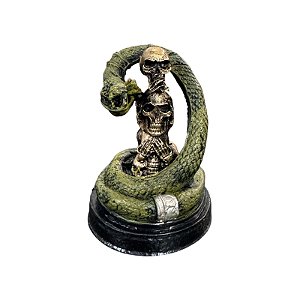 TRIO DE CRÂNIO COM SERPENT