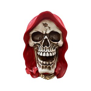 CRANIO CAVEIRA DA MORTE VERMELHO