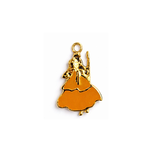 PINGENTE OXUM DOURADO AMARELO 1UN