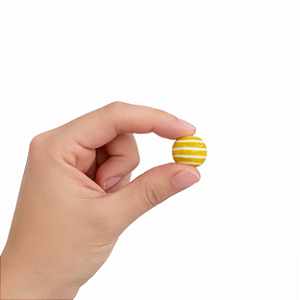 FIRMA PITANGA RAJADA AMARELO E BRANCO OPACO