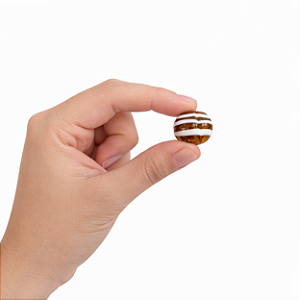 FIRMA PITANGA RAJADA ÂMBAR E BRANCO CRISTAL