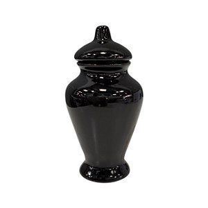 QUARTINHA DE LOUÇA PRETA SEM ASA 15