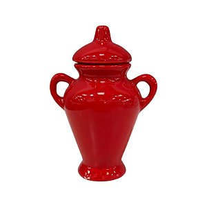 QUARTINHA DE LOUÇA VERMELHA COM ASA 15