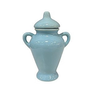 QUARTINHA DE LOUÇA AZUL CLARO COM ASA 15