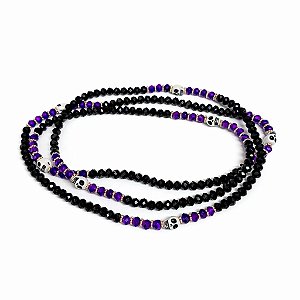 GUIA ESPECIAL 7 CAVEIRAS PRETA E ROXA