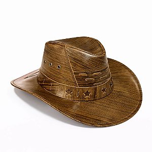 CHAPÉU DE RASPA COM BRILHO RISCADINHO