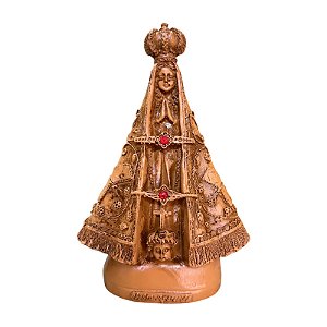 IMAGEM EM RESINA N. SRA. APARECIDA 21 CM