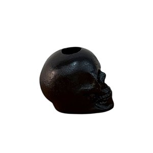 SUPORTE CHARUTO CAVEIRA PRETO