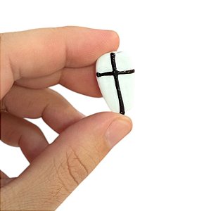 CAIXÃO COM FURO M BRANCO E PRETO