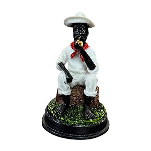 PRETO VELHO PADRÃO 15 CM EM RESINA