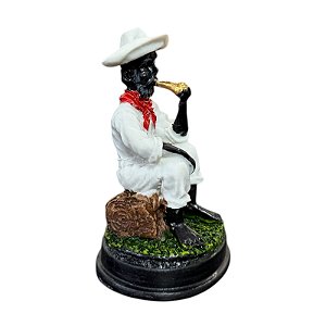 PRETO VELHO PADRÃO 15 CM EM RESINA