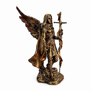 IMAGEM EM RESINA ANJO GABRIEL 22 CM
