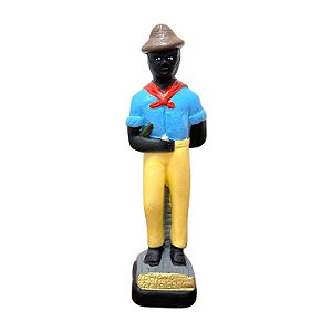 IMAGEM DE GESSO BAIANO ZÉ DO COCO 20CM