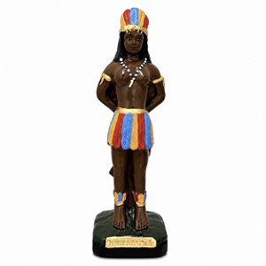 IMAGEM DE GESSO CABOCLA JUREMA MATA EM PÉ 20CM