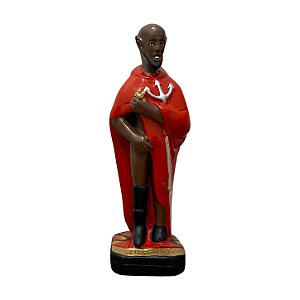 IMAGEM DE GESSO EXÚ GIRA MUNDO 20CM
