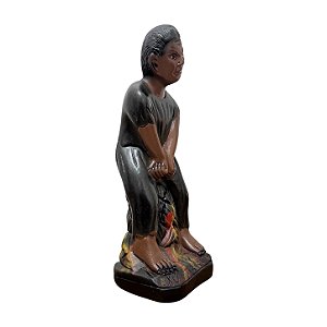 IMAGEM DE GESSO EXÚ TIRIRI PRETO 20CM