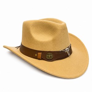 CHAPÉU TEXAS BEGE - COWBOY