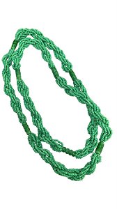 BRAJA DE MIÇANGÃO 7 FIOS VERDE OPACO