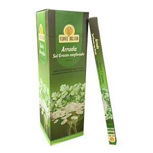 INCENSO VARETA - ARRUDA C/ SAL GROSSO BOX C/ 25UN