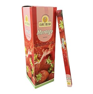 INCENSO VARETA - MORANGO BOX C/ 25UN