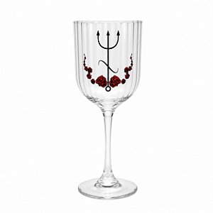 TAÇA DE VIDRO MARIA PADILHA - VINHO