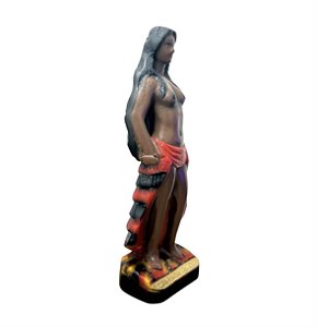 IMAGEM EM GESSO POMBA GIRA 7 ENCRUZILHADAS 20CM