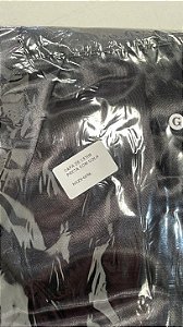 CAPA DE CETIM PRETA COM GOLA